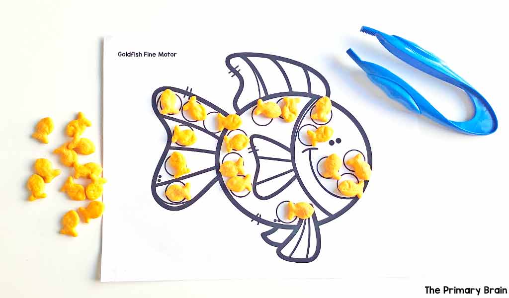 goldfish cracker art