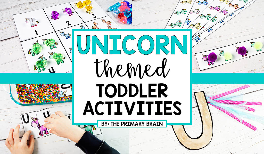 Unicorn Themed Toddler School Lessons