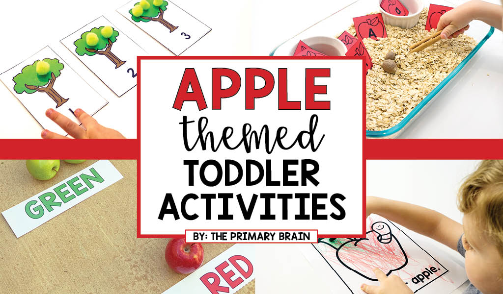 Apple Themed Activities for Toddlers