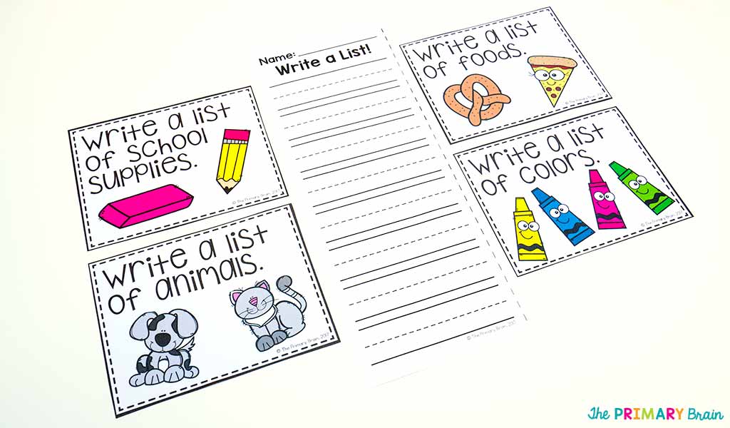 Back to School Writing Supplies