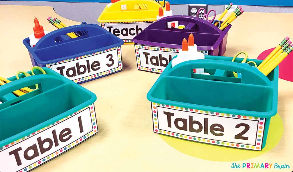 Plastic Table Caddy