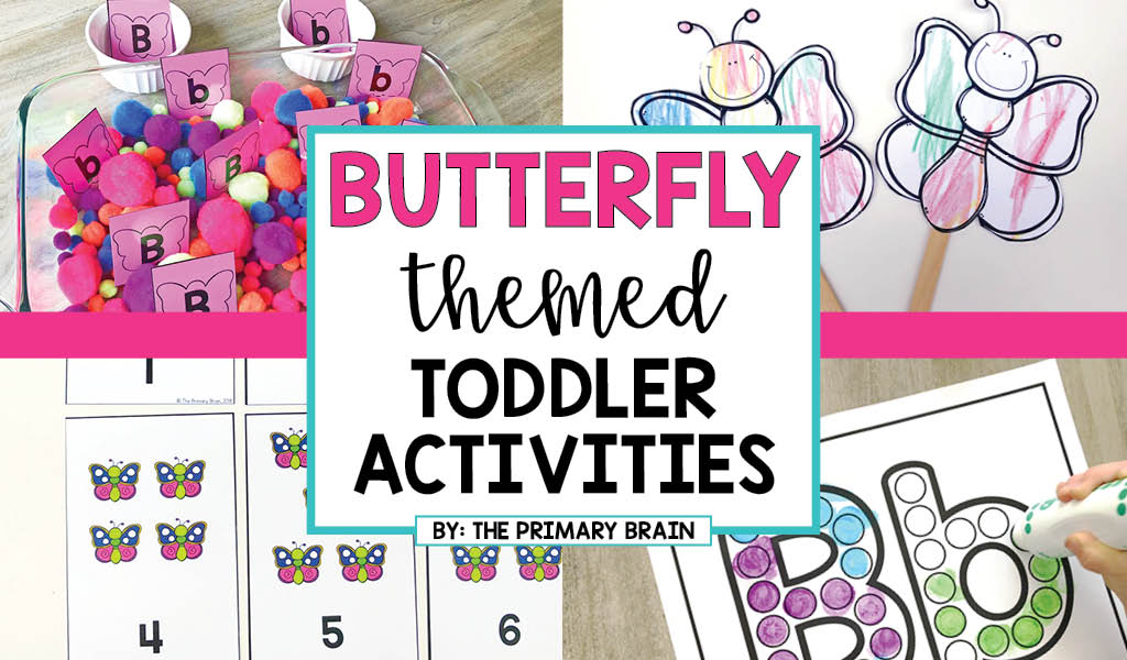 Toddler Butterfly Craft: Math Art! - How Wee Learn