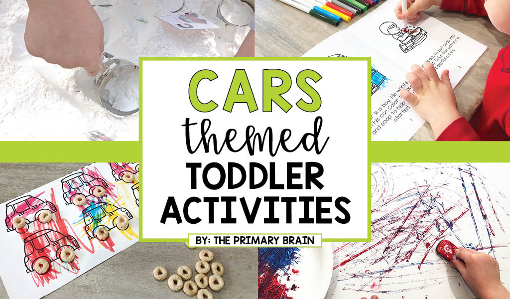 Cars Theme Toddler Activities | Preschool Curriculum & Lesson Plans 2-3  Year Old