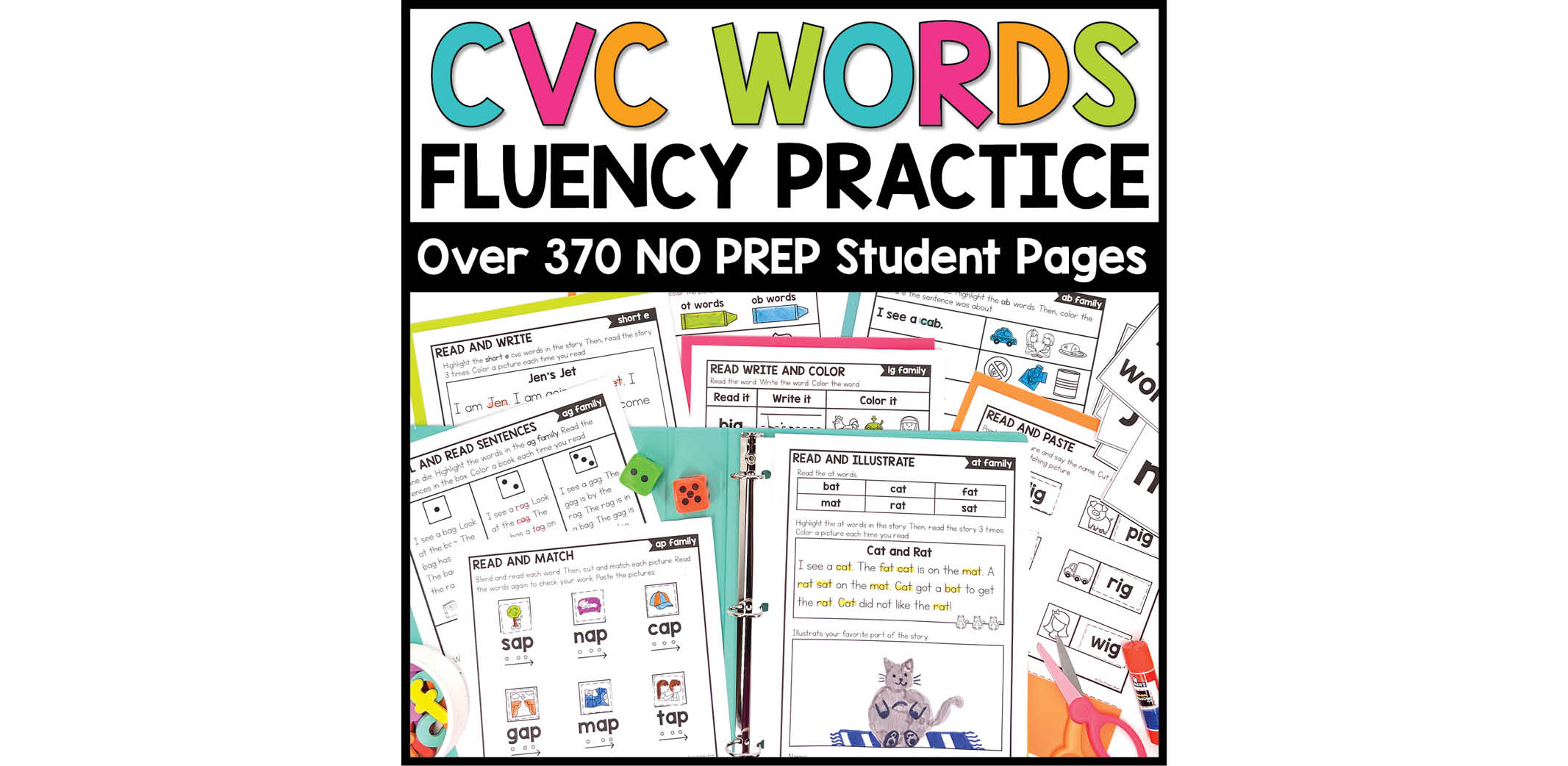 CVC Word Fluency Bundle