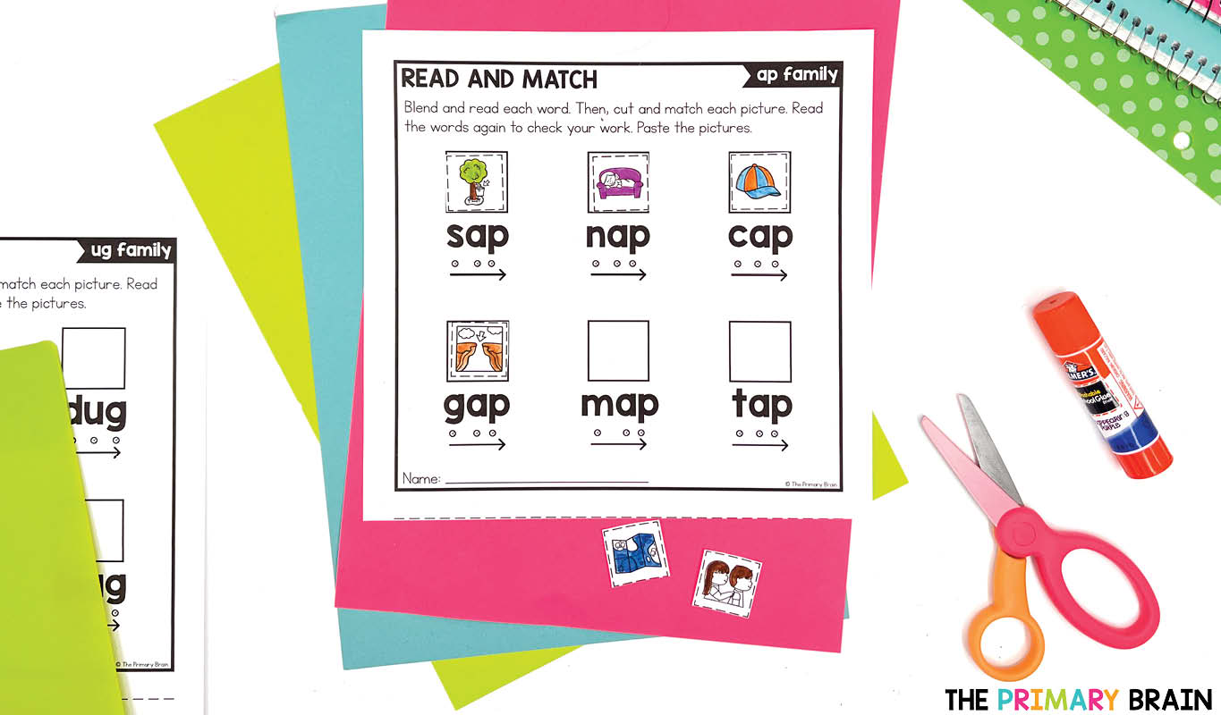 CVC Word Blending Activity