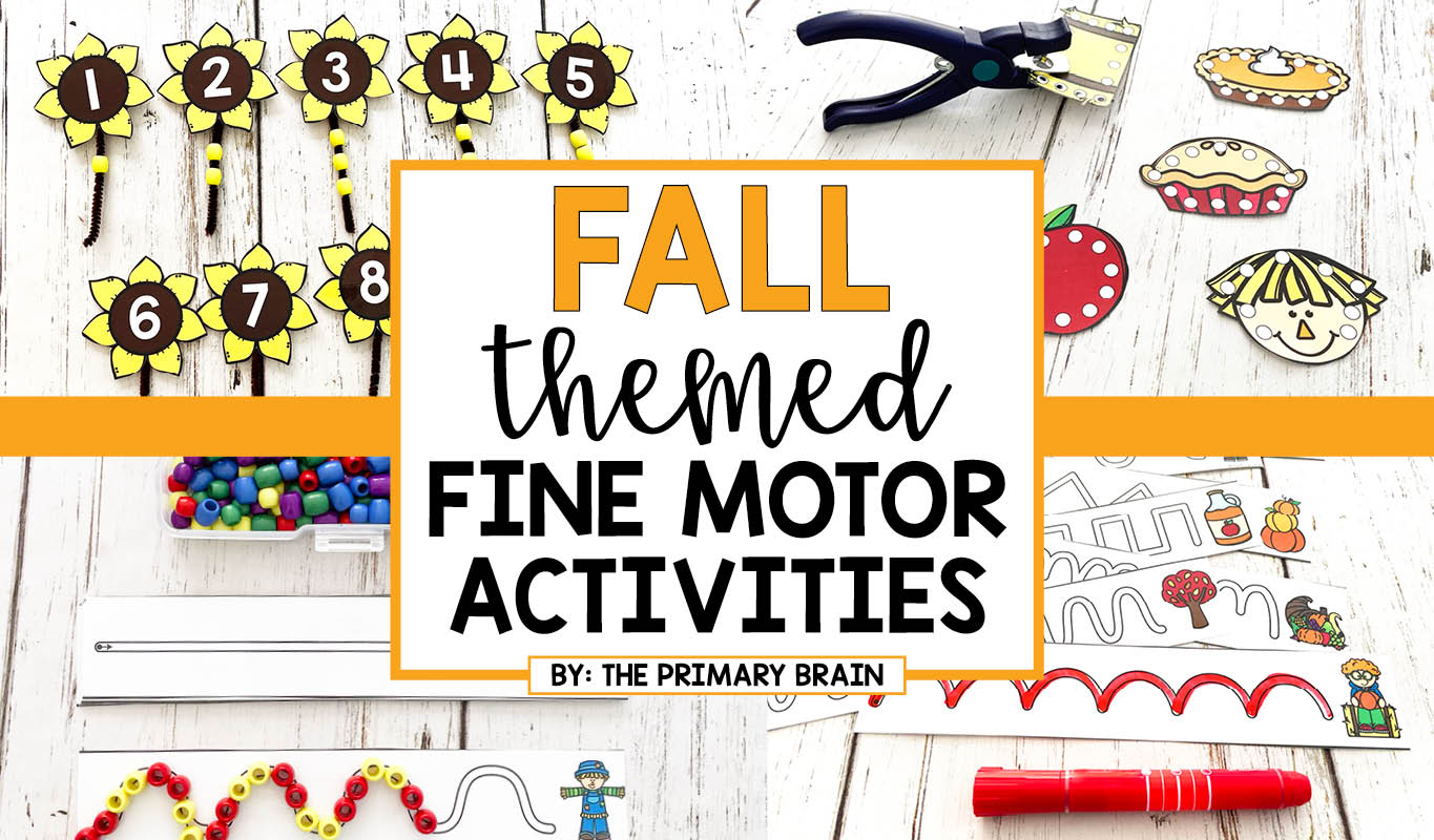 Fall Fine Motor Activities