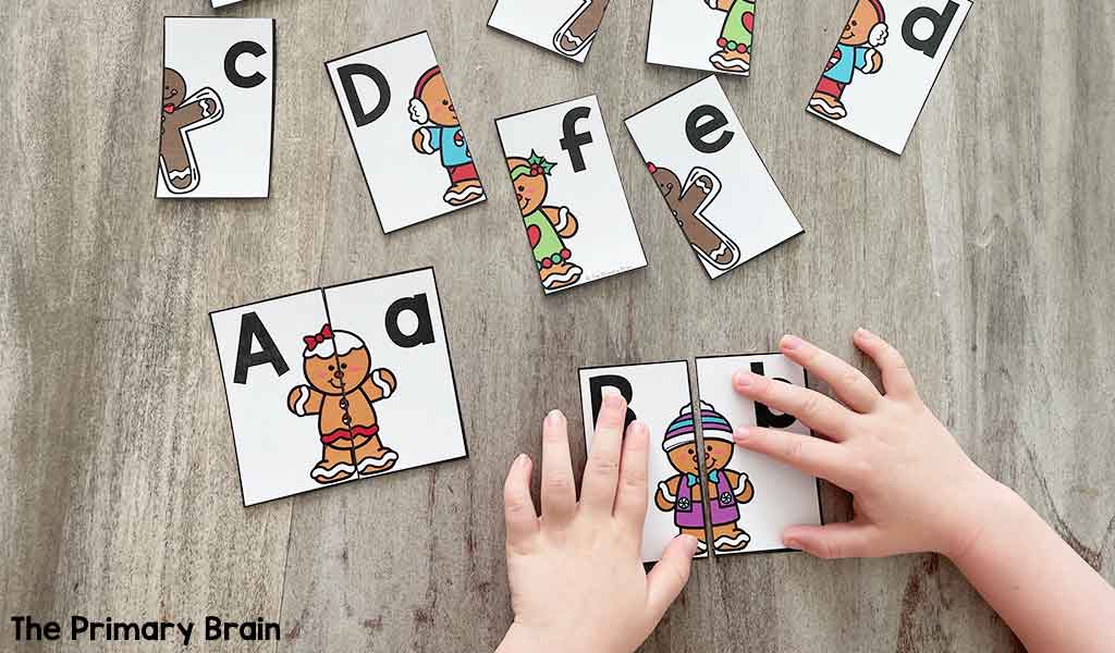 Gingerbread Letter Puzzles