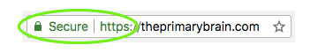 The Primary Brain Blog is Now HTTPS Enabled