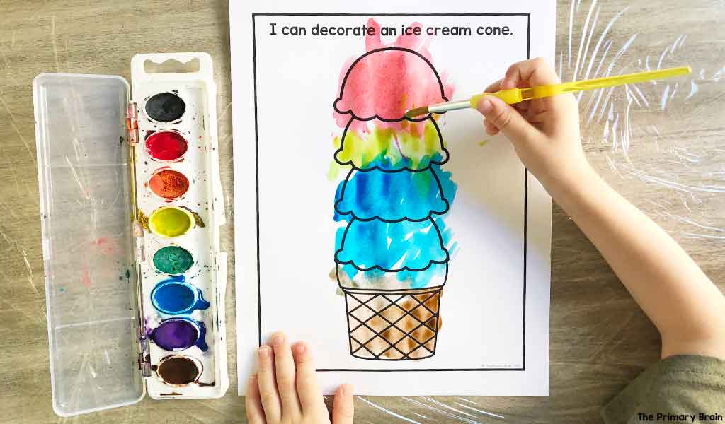 Ice Cream Toddler Activities