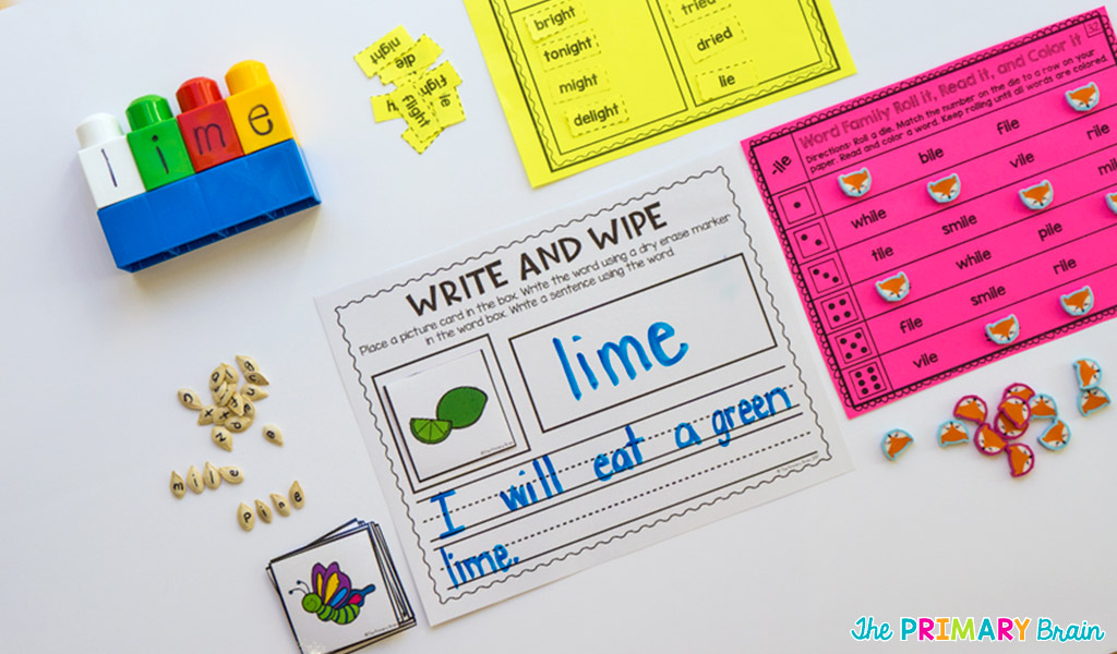 Long I Vowel Reading Intervention Activities