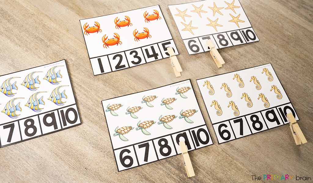 Math Clip Cards