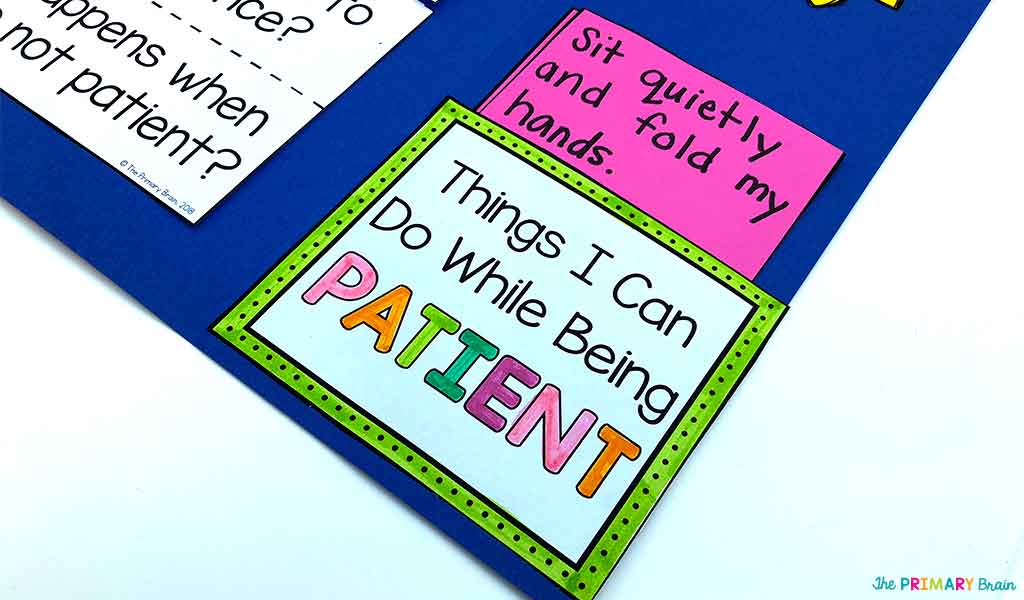 Patience Lapbook pocket