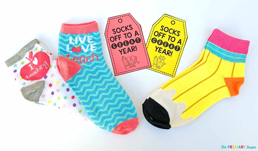 Back to School Teacher Sock Gift