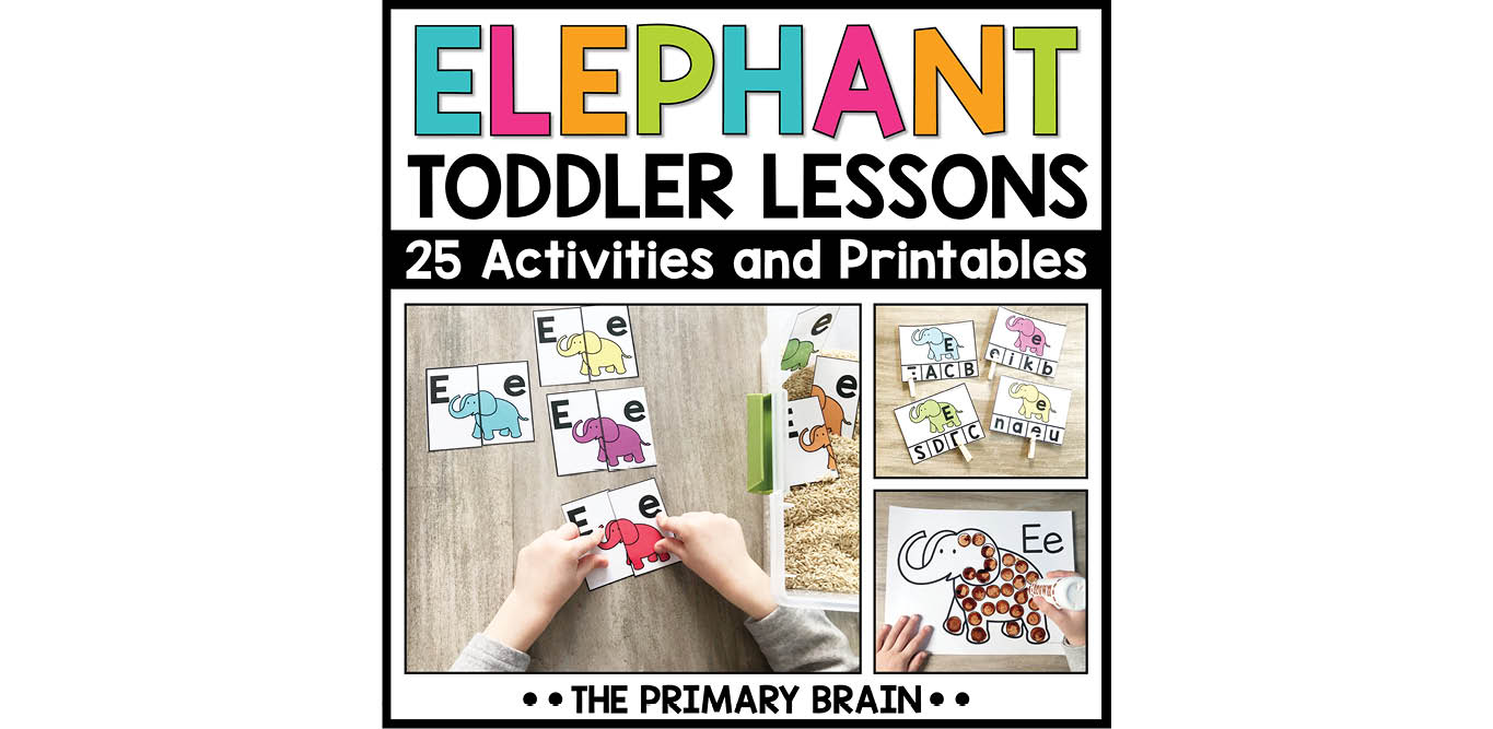 Elephant Toddler Activities Unit