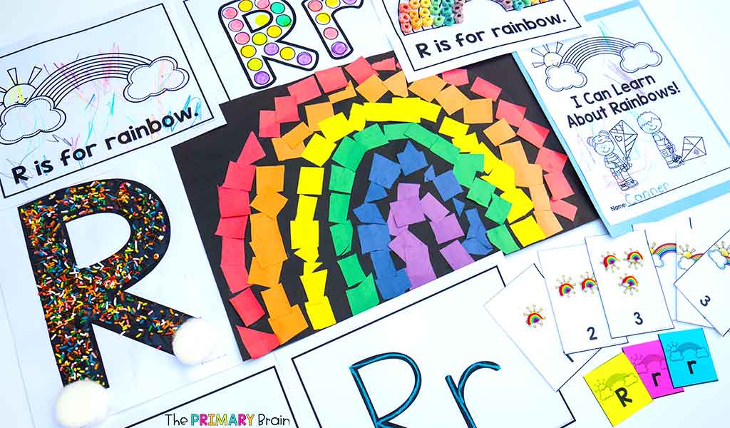 Rainbow Themed Toddler Activities