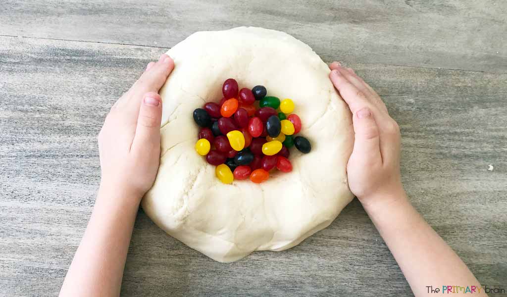 Jelly Bean Sensory Bin