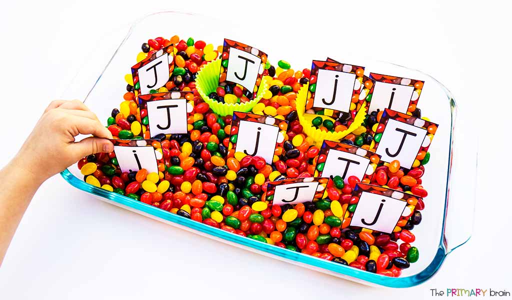 Jelly Bean Sensory Bin