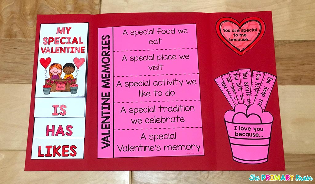 Valentine's Lapbook Inside