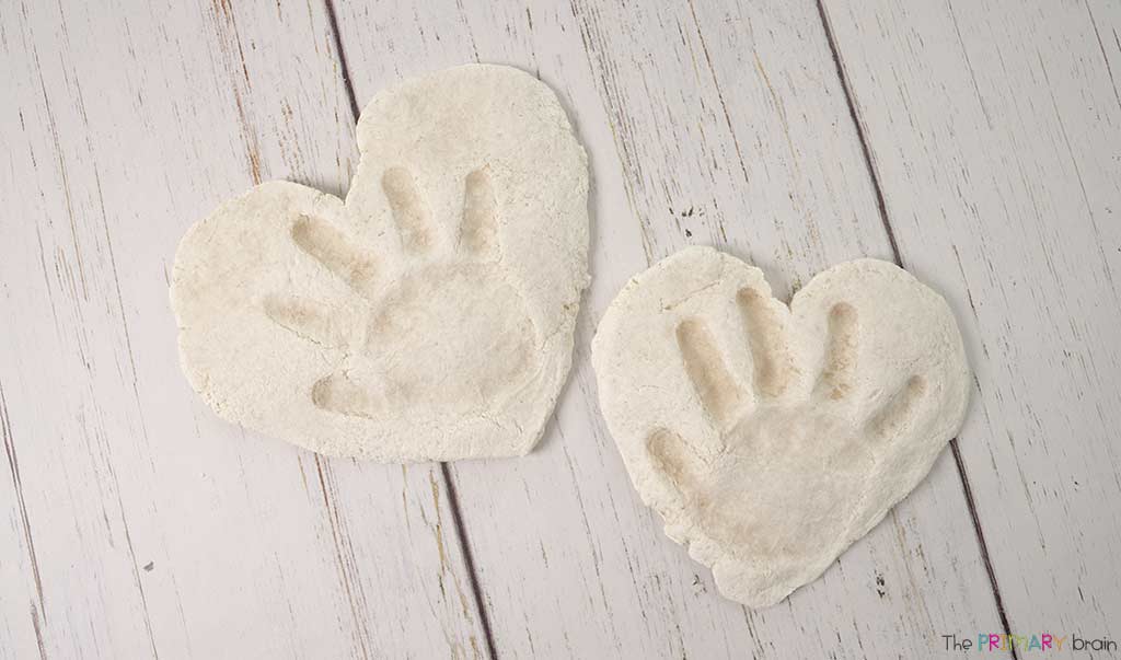 Salt Dough Handprint Keepsake